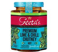 Geeta's Premium Lime & Chilli Chutney Hot, 230g