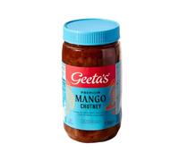 Geeta's Premium Mango Chutney 1.5Kg - Authentic Chutney Jar Tangy, Spicy, and Flavorful Indian Condiment Spread for Sandwiches, and Snacks - Gluten-Free, Vegan