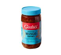 Geeta's Premium Mango Chutney 1.5Kg - Authentic Chutney Jar Tangy, Spicy, and Flavorful Indian Condiment Spread for Sandwiches, and Snacks