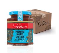 Geeta's Premium Mango Chutney 320g (Pack of 6)| The Real Flavour of India | Made with Indian Mangoes & Full of Aromatic Spices | Gluten Free, No Artificial Flavours or Colours