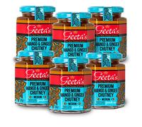 Geeta's Premium Mango & Ginger Chutney, Medium, 230g (Pack of 6)