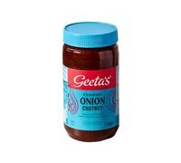 Geeta's Premium Onion Chutney 1.5Kg - Authentic Chutney Jar Tangy, Spicy, and Flavourful Indian Condiment Spread for Sandwiches, and Snacks - Gluten-Free, Vegan