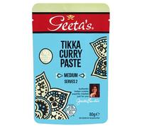 Geeta's Tikka Curry Paste 80 Grams - The Real Flavour of India - Medium Curry Paste with Tomatoes & Exotic Spices - No Artificial Flavours or Colours