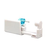 Geettcaifu 2 Pack Nose Piercing Gun, Disposable Self Piercing Kit with Nose Stud, Safety, Professional, Painless, Easy Use - Green