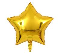 Geettcaifu 24 Pcs 18" Gold Star Foil, Mylar, Helium Balloons for Baby Shower, Wedding, Magical Prom, Birthday Party Decoration