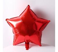 Geettcaifu 24 Pcs 18" Red Star Foil, Mylar, Helium Balloons for Baby Shower, Wedding, Magical Prom, Birthday Party Decoration