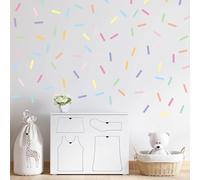 Geettcaifu 300PCS Confetti Wall Decals, Removable Peel and Stick Sprinkle Wall Stickers, Wallpaper for Room Decor