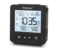 Geevon Small Digital Alarm Clock, Black