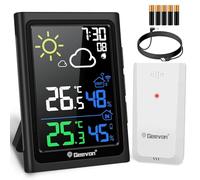 Geevon Weather Station Wireless with Outdoor Sensor, Digital Thermometer