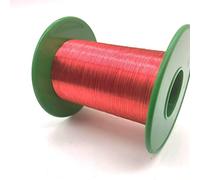 Geeyu 0.6mm 0.11mm 0.3mm 0.7mm Magnet Enameled Cable Copper Wire 32awg 20awg 39awg 41awg Red Copper Wire Qa-1/155 For Process Lines(OD 1.2mm)