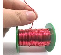 Geeyu 0.75mm 0.9mm 0.03mm Enameled Magnet Winding Coil Copper Wire 22awg 38awg 32awg 36awg Red Copper Wire Qa-1/155 For Process Lines(OD 0.5mm)