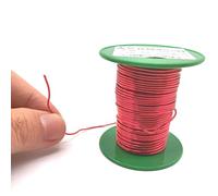 Geeyu 0.8mm 1.2mm 0.03mm 0.19mm Magnet Winding Enameled Copper Wire 41awg 43awg 24awg Red Copper Wire Qa-1/155 For Process Lines(OD 0.13mm)
