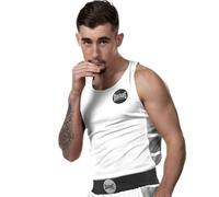 Geezers Elite 2.0 Boxing Vest (UK, Alpha, S, Regular, Regular, White)