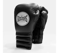 Geezers Halo Training/Sparring Boxing Gloves - Lace (BLACK, 20OZ)