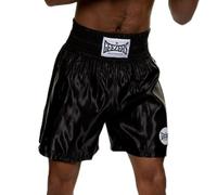 Geezers Satin Fight Shorts (UK, Alpha, S, Regular, Regular, Black)