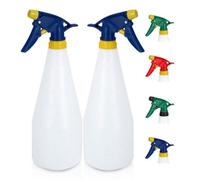 Geezy 1 Litre Empty Trigger Spray Bottle For Cleaning Watering Gardening Set Of 2