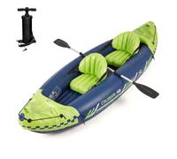 GEEZY 2 Person Inflatable Kayak Set with Seats, Aluminium Paddle & Pump