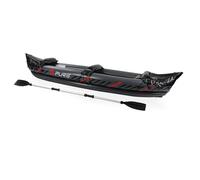 GEEZY 2 Person Inflatable Kayak with Aluminium Paddle and Seats - Complete Set, Lightweight, Quick Inflation, Durable PVC - Blow-Up Tandem Boat for Aquatic Adventures in Lakes, Rivers and Sea 325cm