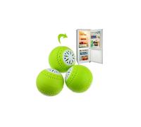 GEEZY 3 Pcs Eco-Friendly Fridge Balls Eliminates Odour Smell Removal Fresh Kitchen