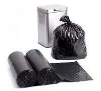 GEEZY 30L Black Bin Bags - 40 Pack Recyclable Anti-Drip Kitchen Bin Liners Strong and Durable Refuse Sacks Home Office Rubbish Bags Household Garbage Bags