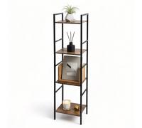 GEEZY 4 Tier Shelf Stand Freestanding Cabinet Kitchen Living Room Storage Rack Decor