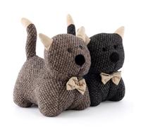 Geezy Animal Door Stop Sand Filled Soft Decorative Novelty Door Stopper Decor Cat
