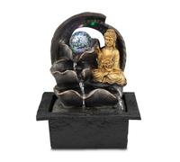 Geezy Ball Buddha Water Feature Indoor Tabletop Led Fountain Waterfall Home Decor