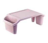 Laptop Tray, Bed Table, Portable Standing Desk for Bed, Sofa, Laptop Stand, Bed Tray, Breakfast, Coffee Tray, Notebook Stand, Reading, Eating, Drawing, Working for Adults and (Pink)