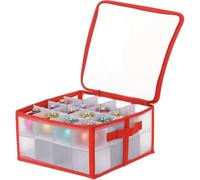 Geezy Christmas Bauble Storage Box 32Pcs Xmas Decoration Ornaments Balls Organiser