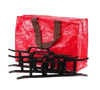 Geezy Christmas Decoration Storage Bag Christmas Lights Storage Organizer W/ H Frame