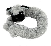 Geezy Draught Excluder Draft Door Stopper Novelty Fabric Fleece Grey Dog Design