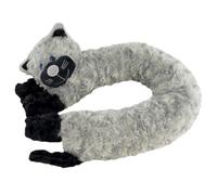 Geezy Draught Excluder Novelty Draft Door Excluder Fabric Fleece Grey Cat Design