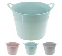 GEEZY Flexi Tub Heavy Duty Storage Basket Home Garden Laundry Toys Bucket Trug 7L