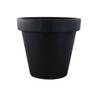 Geezy Flower Planter Garden Plant Pot Indoor Outdoor Small Round Anthracite Container