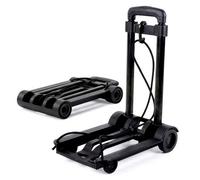 GEEZY Folding Hand Truck with 30kg Capacity Portable Lightweight Luggage Trolley