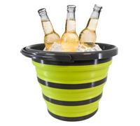 Geezy Folding Silicone Bucket Collapsible Camping Caravan Hiking Fishing Wash Up Bowl