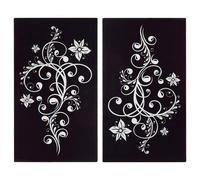 Geezy Glass Chopping Cutting Board Worktop Saver Induction Ceramic Hob Cover - Black