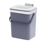 GEEZY Hanging Kitchen Waste Bin 3L with Lid & Handle - Over Door Food Caddy