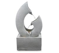 Geezy Horn Water Feature Outdoor Indoor Led Fountain Waterfall Garden Decor