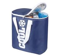 GEEZY Insulated Cool Bag 24 Litre - Keep Food Fresh & Chilled, Foldable Design, Thermal Aluminium Foil Lining, Double Puller Zipper - Great for Family Beach Trips, Picnic, Camping, Grocery Shopping