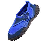GEEZY Kids Water Shoes Beach Swimming Pool Neoprene Aqua Boots Unisex Blue UK Child 10