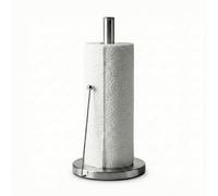 Geezy Kitchen Paper Towel Holder Stand With Tension Arm Stainless Steel Tissue Roll