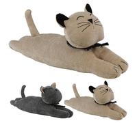 GEEZY Large Weighted Animal Door Stopper Cat Design Fabric Novelty Bedroom Home Decor