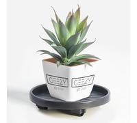 GEEZY Plant Trolley Plant Caddy Indoor and Outdoor Pot Caddy Plant Roller with Wheels Round