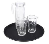 Geezy Round Serving Rubber Tray Anti-Slip, Food, Drinks, Home Kitchens Restaurants 14