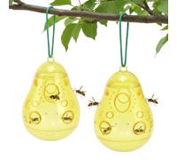 Geezy Set Of 2 Wasp Traps Outdoor Repellent Fruit Fly Yellow Jacket Hornet Catcher