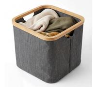 Geezy Small Laundry Hamper Mini Washing Basket Home Bathroom Utility Room Storage Bin