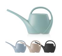 GEEZY Small Watering Can with Long Sprout Plastic Indoor Outdoor 1.7L for Gardening