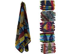 GEEZY Soft Cotton Beach Towel Jacquard Outdoor Travel Summer Pool Lightweight