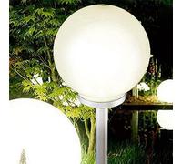 Geezy Solar Outdoor Garden Stake Light Dusk To Dawn Globe Light Patio Lawn Yard 30 Cm